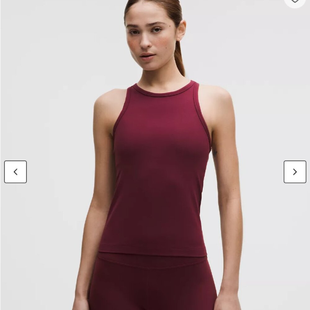 Lululemon Racerback Tank Top - Size 2 - Maroon